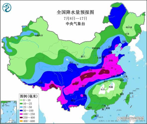 华北东部黄淮等地有强降水 四川盆地江汉等地持续高温天气